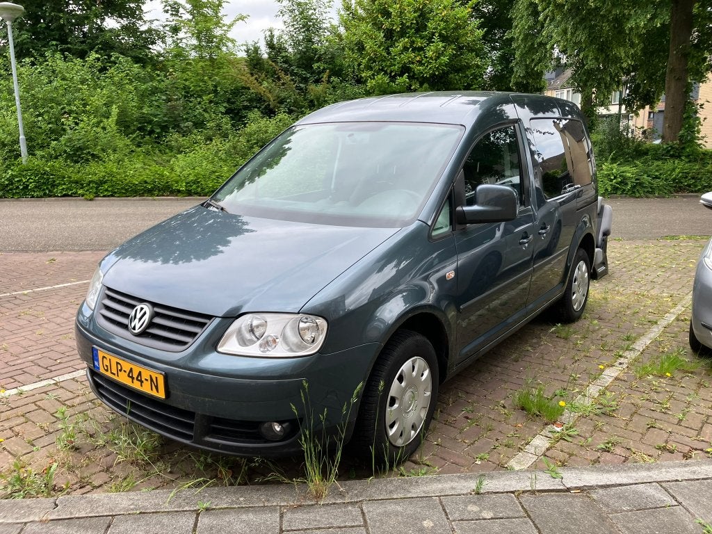 Volkswagen Caddy 1.4 Life 2007 Grijs 7 PERS. AIRCO TREKHAAK, Auto's, Volkswagen, Handgeschakeld, Particulier, Schuifdeur, Caddy Maxi