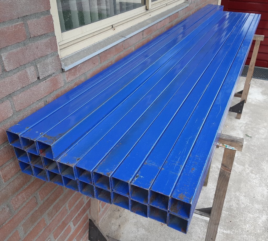 ️️⚠️️Hele mooie KOKER - KOKERPROFIELEN - 50x50x2mm - L 240cm, Ophalen, Zo goed als nieuw, IJzer