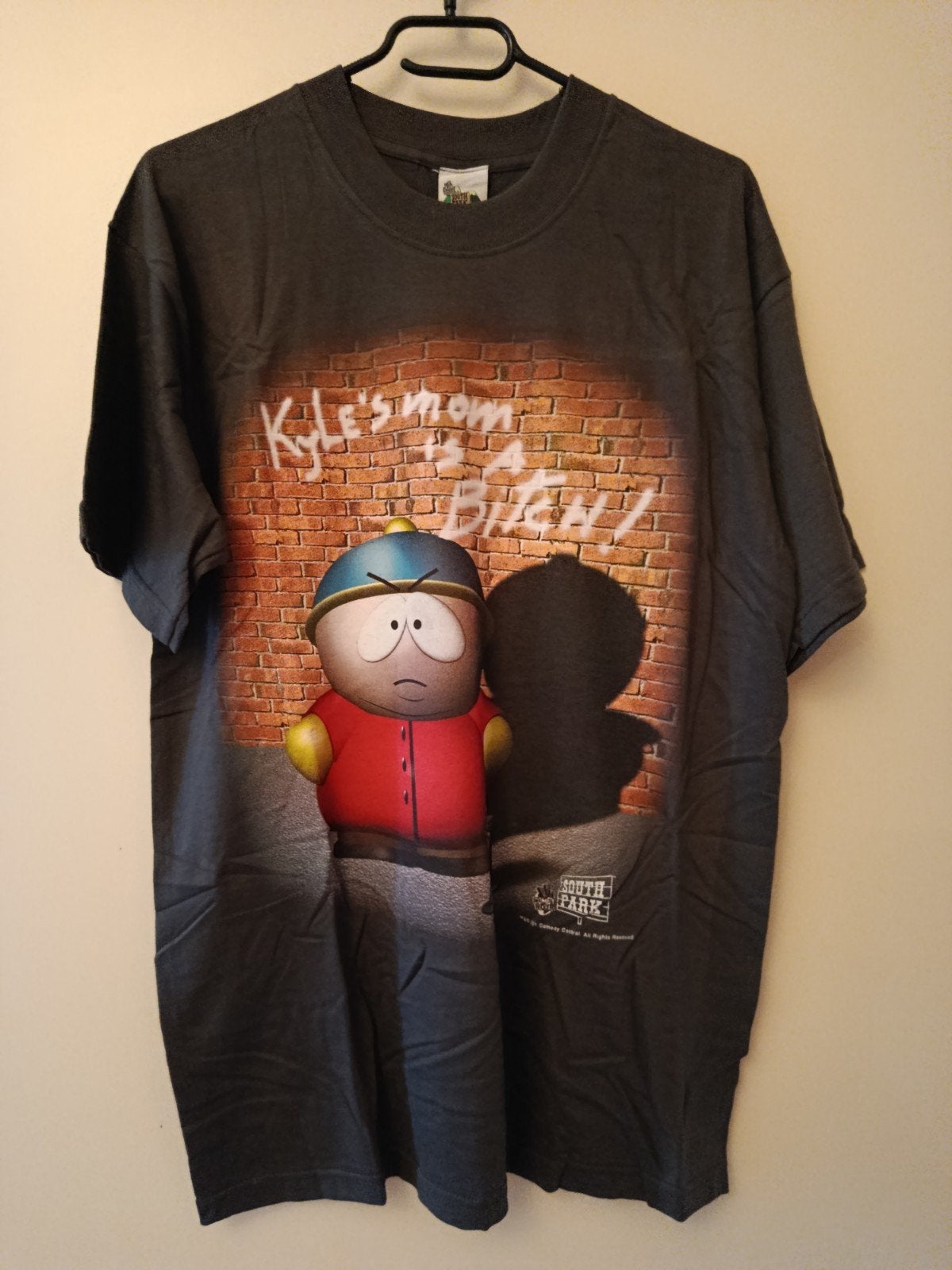 South Park Cartman T-shirt - Kyle's mom is a bitch - NOS, Kleding | Heren, Ophalen, Maat 48/50 (M), Zwart, Nieuw