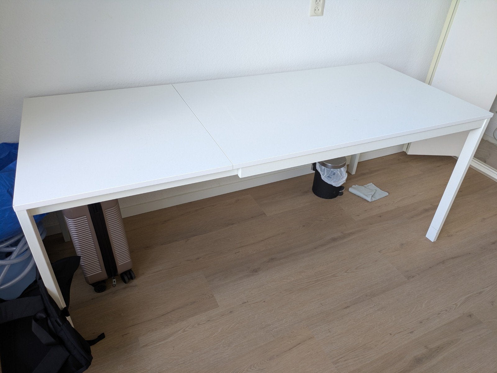 Ikea VANGSTA uitschuifbare tafel wit 180/120x75 cm