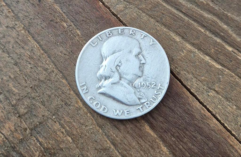 Half Amerikaanse dollar, Postzegels en Munten, Munten | Amerika, Losse munt, Noord-Amerika, Zilver, Ophalen of Verzenden