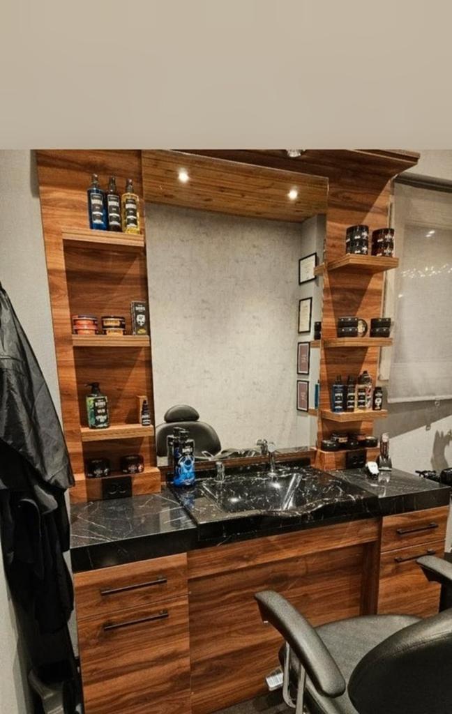 Kappers meubel te koop, Huis en Inrichting, Barren, Zo goed als nieuw, Ophalen