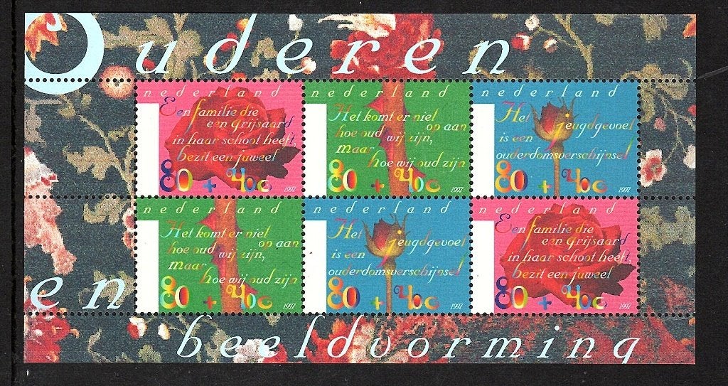 Nvph 1719 blok zomerzegels 1997 postfris, Postzegels en Munten, Ophalen of Verzenden, Na 1940, Postfris