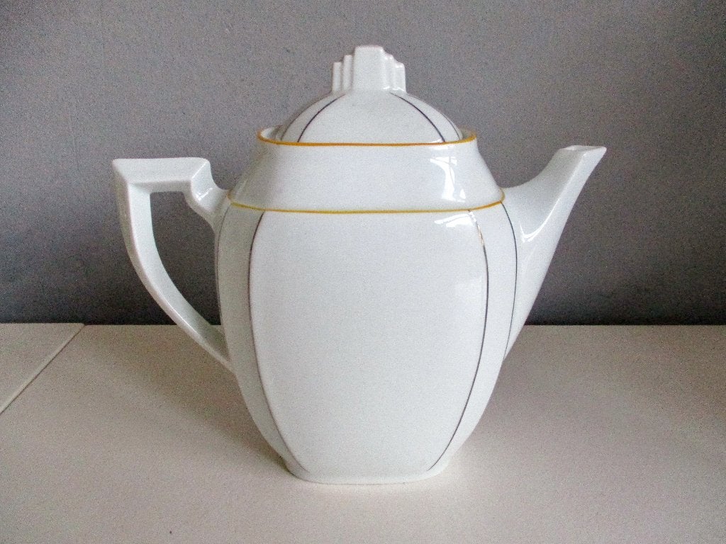 Porselein Frans de Rover, Alkmaar, theepot koffiepot, Ophalen of Verzenden, Huis en Inrichting