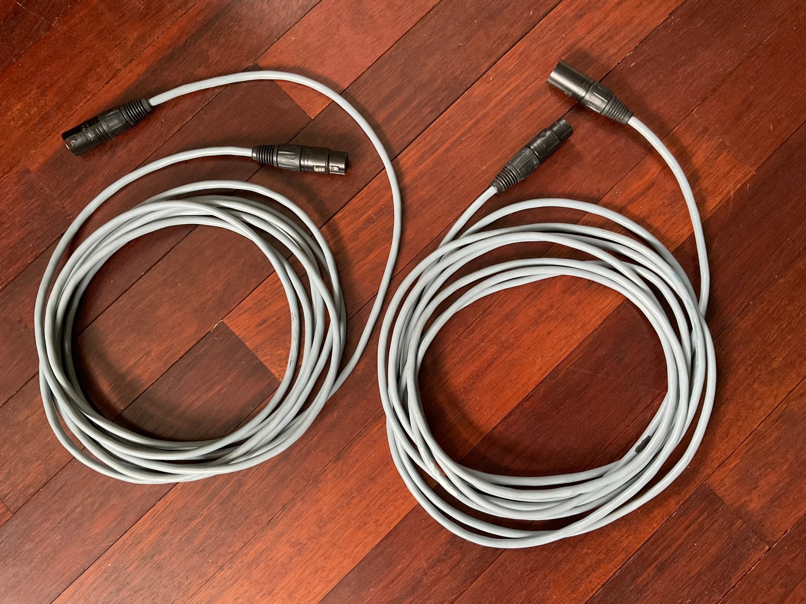 XLR kabel - 4.5 en 5 meter lengte, Ophalen of Verzenden, Gebruikt, Apparatuur