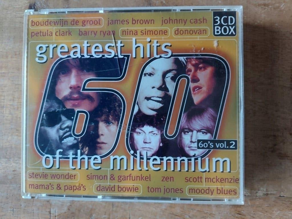3 CD Greatest Hits Of The Millennium 60's Vol. 2  (3 CD), Ophalen of Verzenden, Zo goed als nieuw