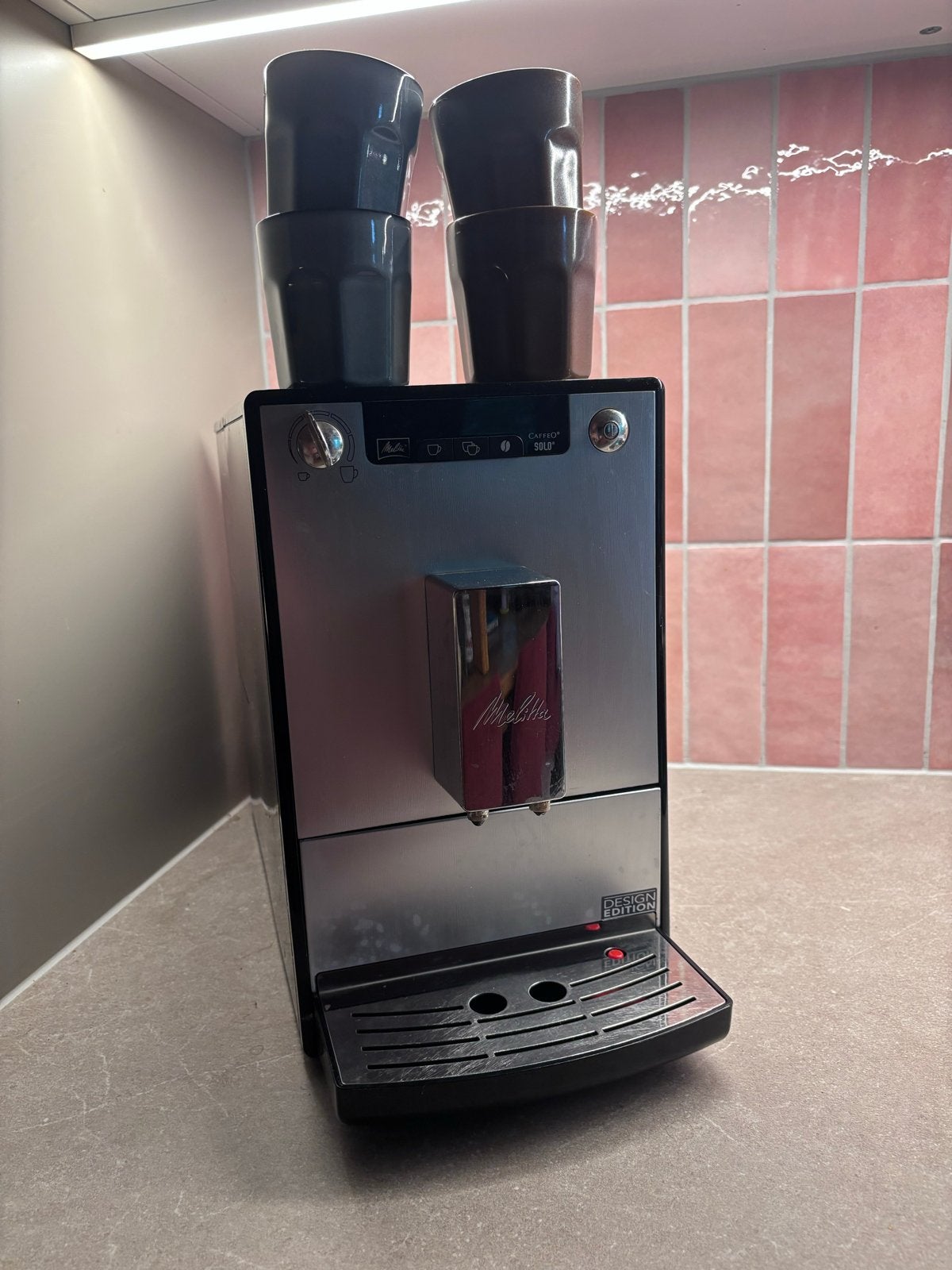Melitta Caffeo Solo E950-203 Espressomachine Zilver, Ophalen, Afneembaar waterreservoir, Gebruikt, Espresso apparaat