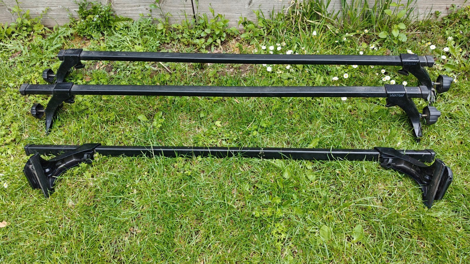 3x Thule 1050 dakdragers, Auto diversen, Dakdragers, Ophalen, Gebruikt