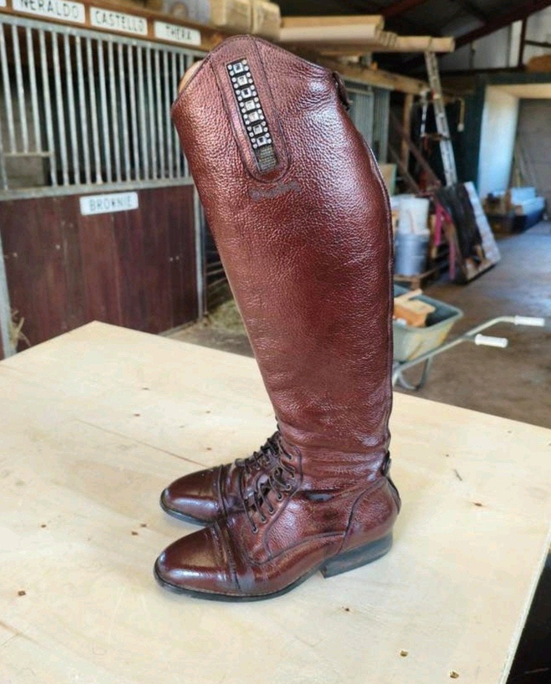 Derby rijlaarzen 240 52 35 4, Dieren en Toebehoren, Paardrijkleding, Ophalen of Verzenden, Dressuur, Schoeisel