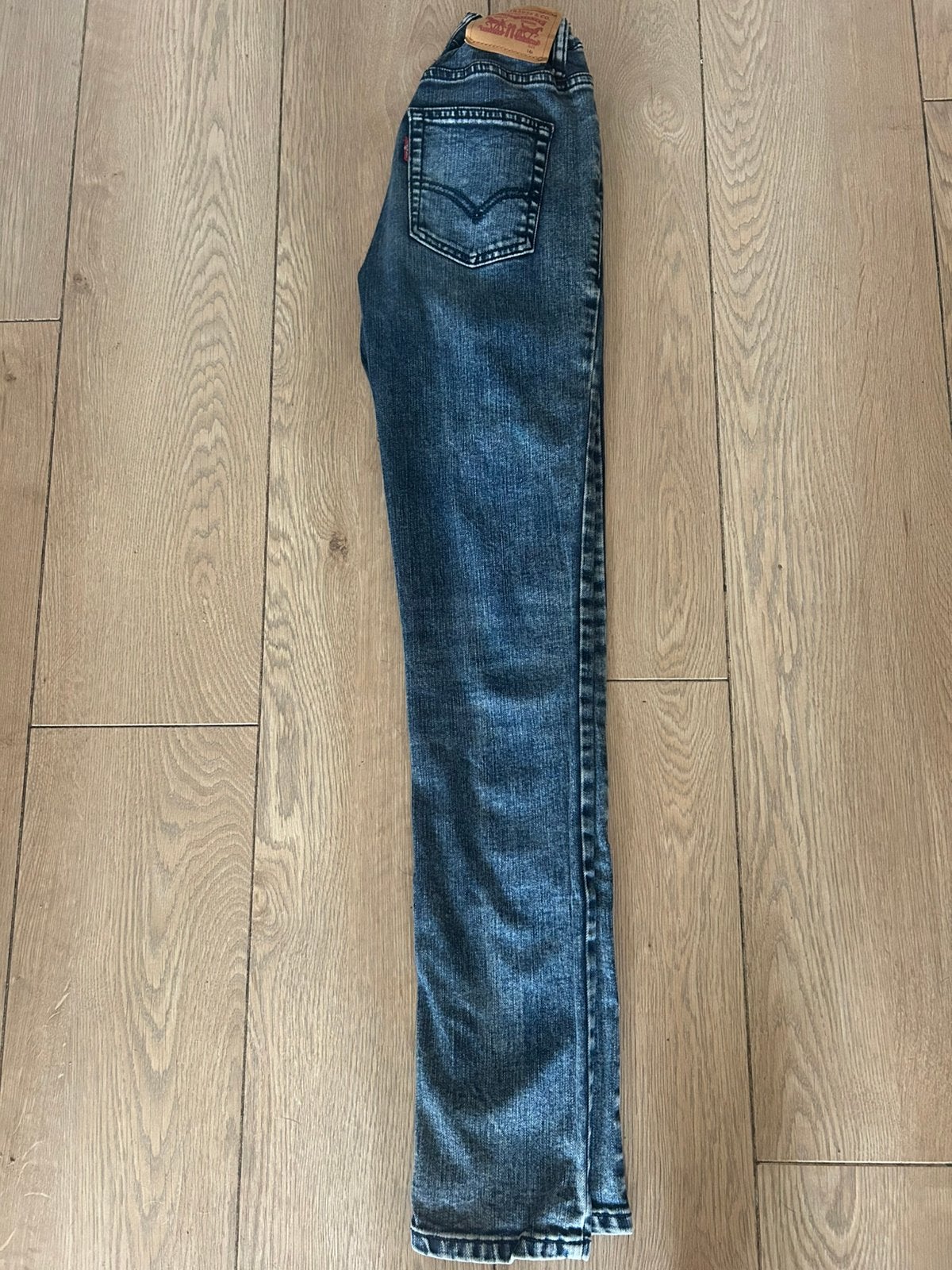 Levis skinny jeans i.z.g.st, Ophalen of Verzenden, Zo goed als nieuw, 158 t/m 164, Meisje