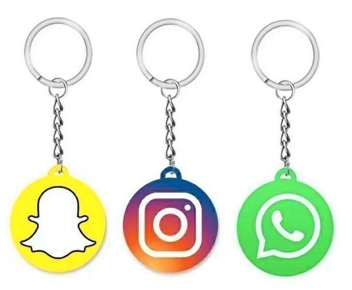 Sleutelhanger met NFC chip voor Snapchat of Instagram link, Drie personen of meer, Meerdaags