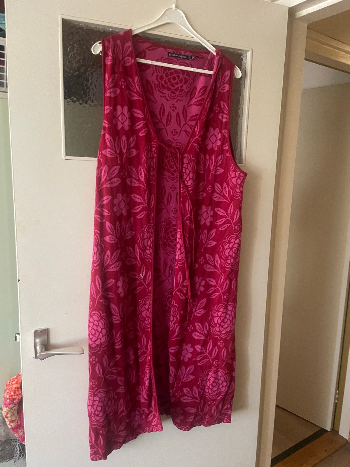 Gudrun Sjödén mouwloos vest L/XL, Verzenden, Zo goed als nieuw, Maat 46/48 (XL) of groter, Roze