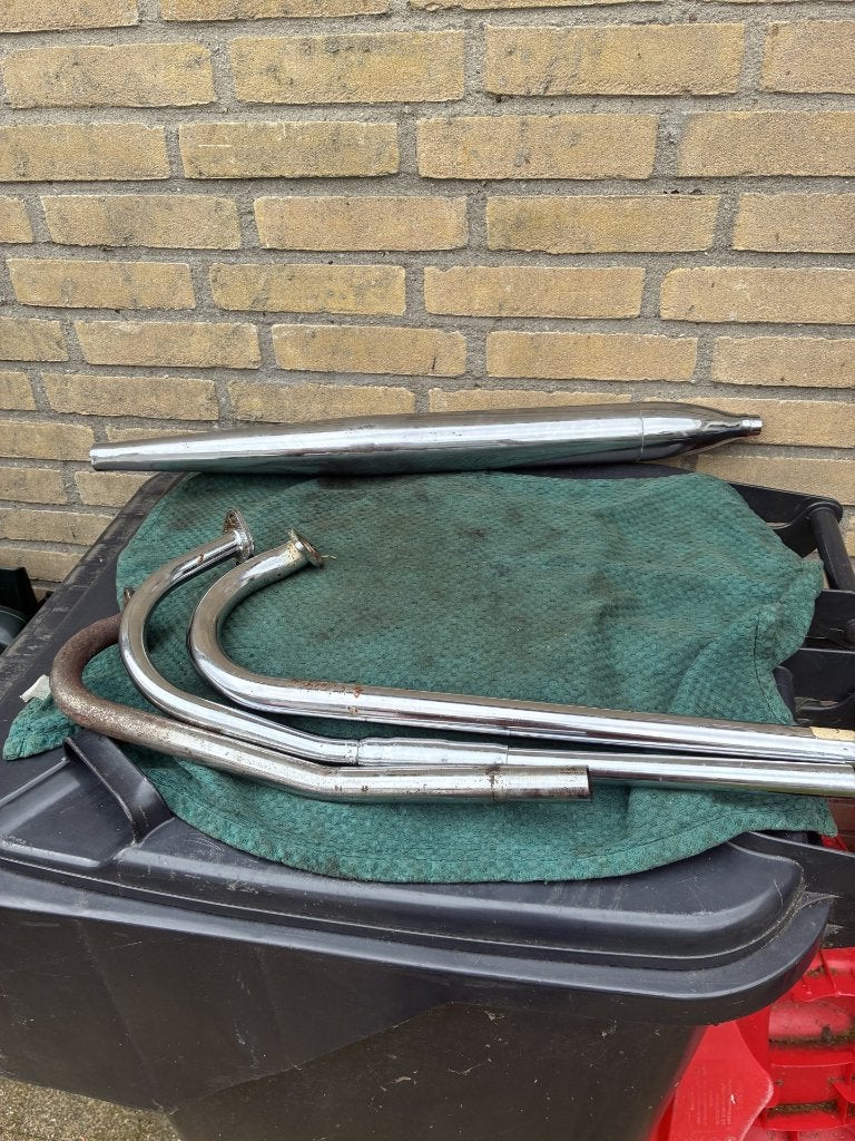 Brommer uitlaat bochten Berini M21 1x., Ophalen of Verzenden, Gebruikt, Uitlaat, Overige merken