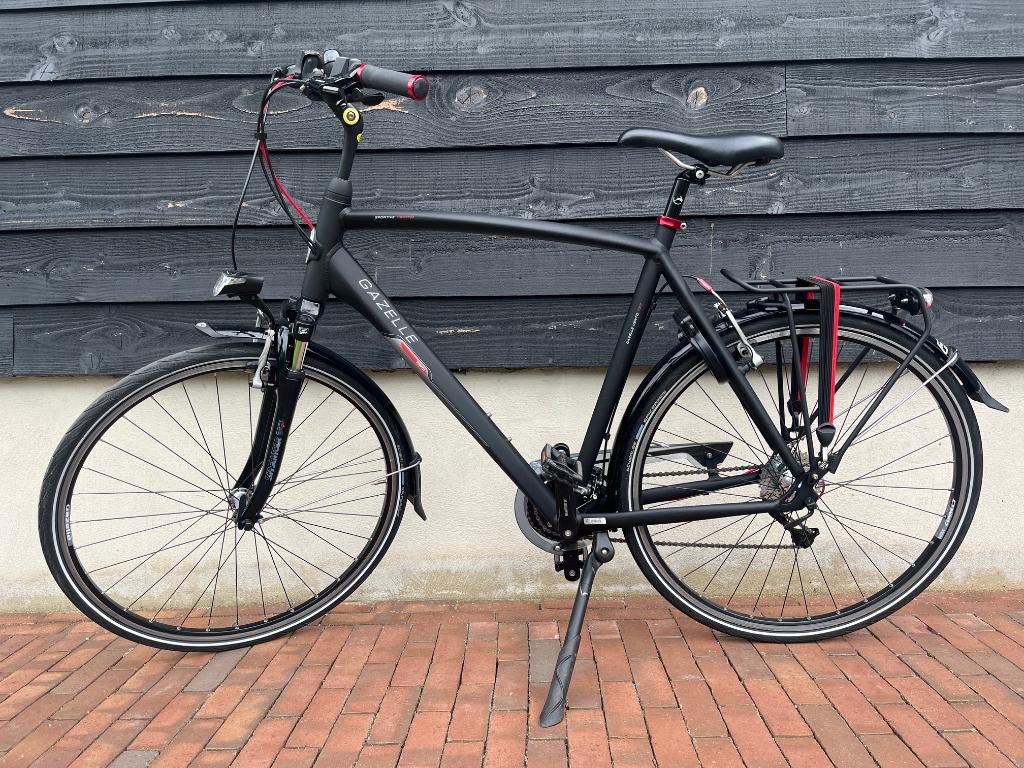 Gazelle Vento T27 herenfiets H61, Fietsen en Brommers, Fietsen | Heren | Herenfietsen, Ophalen, Velgrem, Versnellingen, Zo goed als nieuw