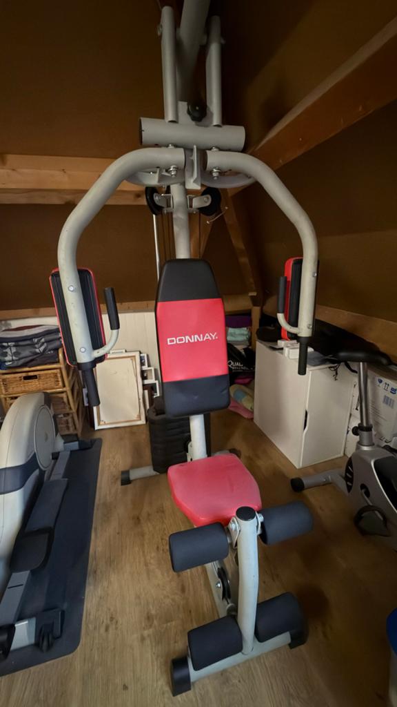 Donnay Krachtstation & Weider Body Works Pro, Sport en Fitness, Ophalen, Gebruikt, Krachtstation, Armen