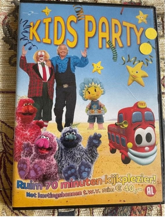 Dvd Kids Party, Alle leeftijden, Ophalen of Verzenden, Zo goed als nieuw, Animatie