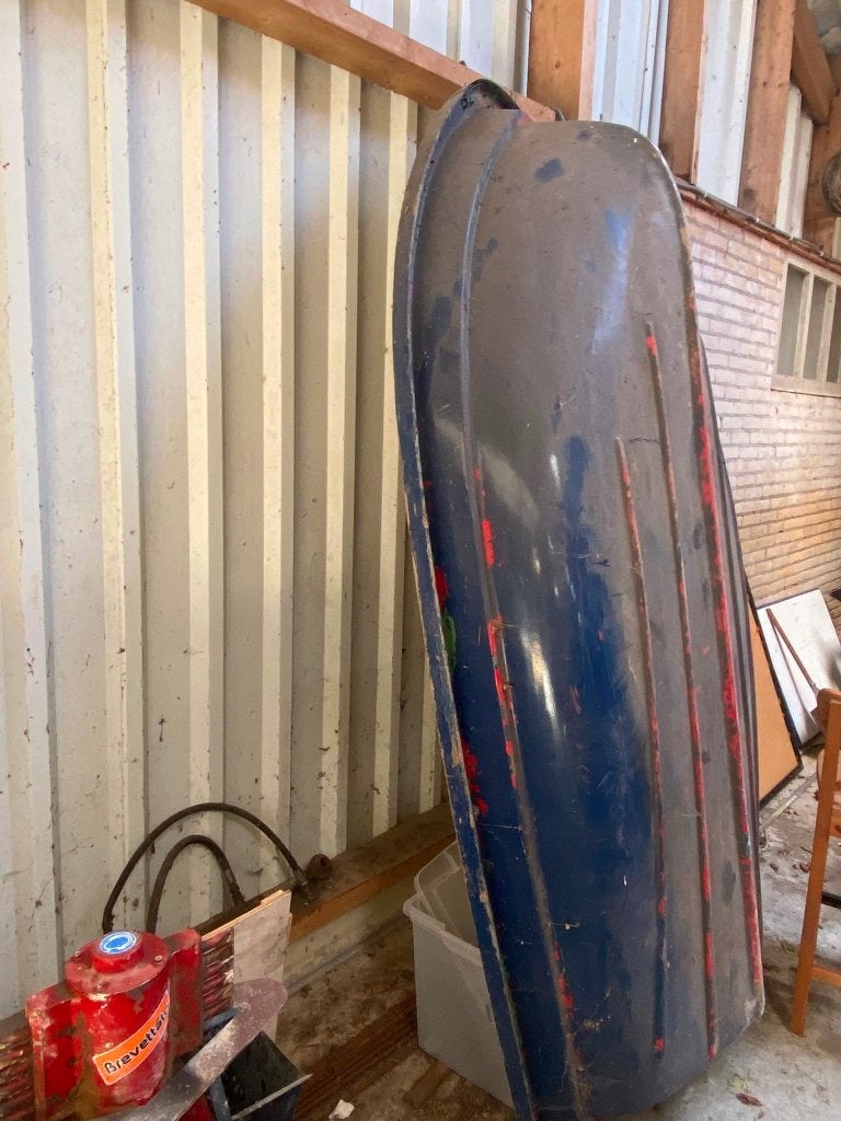 Oud polyester bootje, Ophalen, Gebruikt, Overige typen, Motorboot