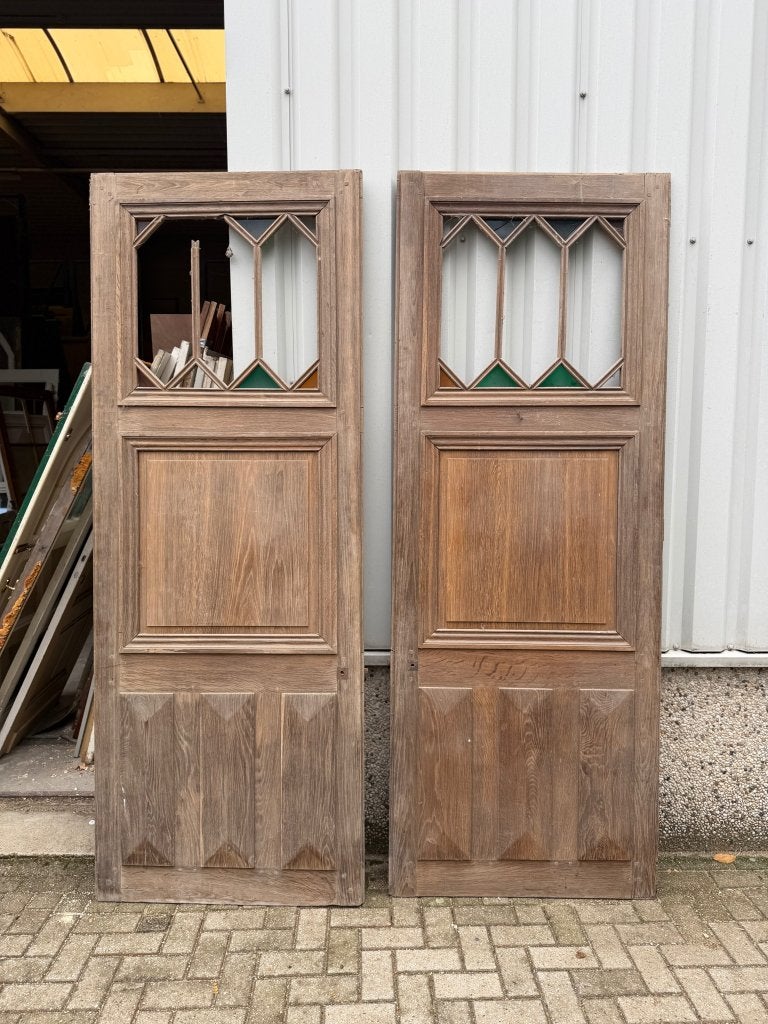 2 antieke eiken binnendeuren 94 x 254, Jurgen.hoogenboezem@gmail.com, 80 tot 100 cm, 215 cm of meer, Binnendeur