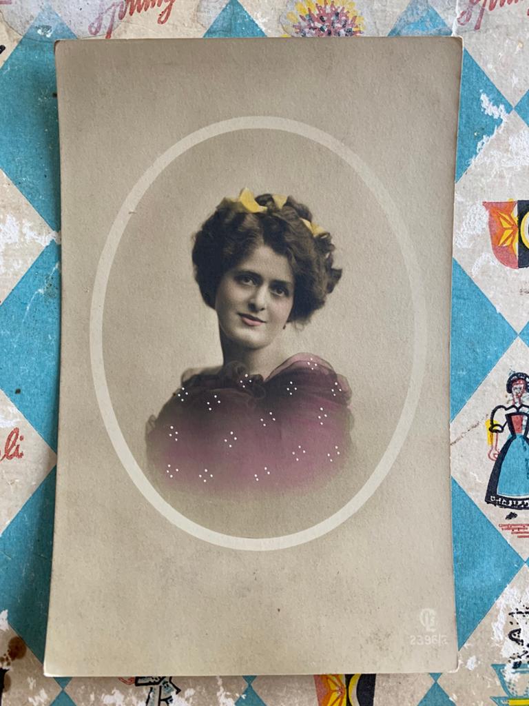 1910 Dame, Ophalen of Verzenden, Voor 1920, Gelopen, Overige thema's