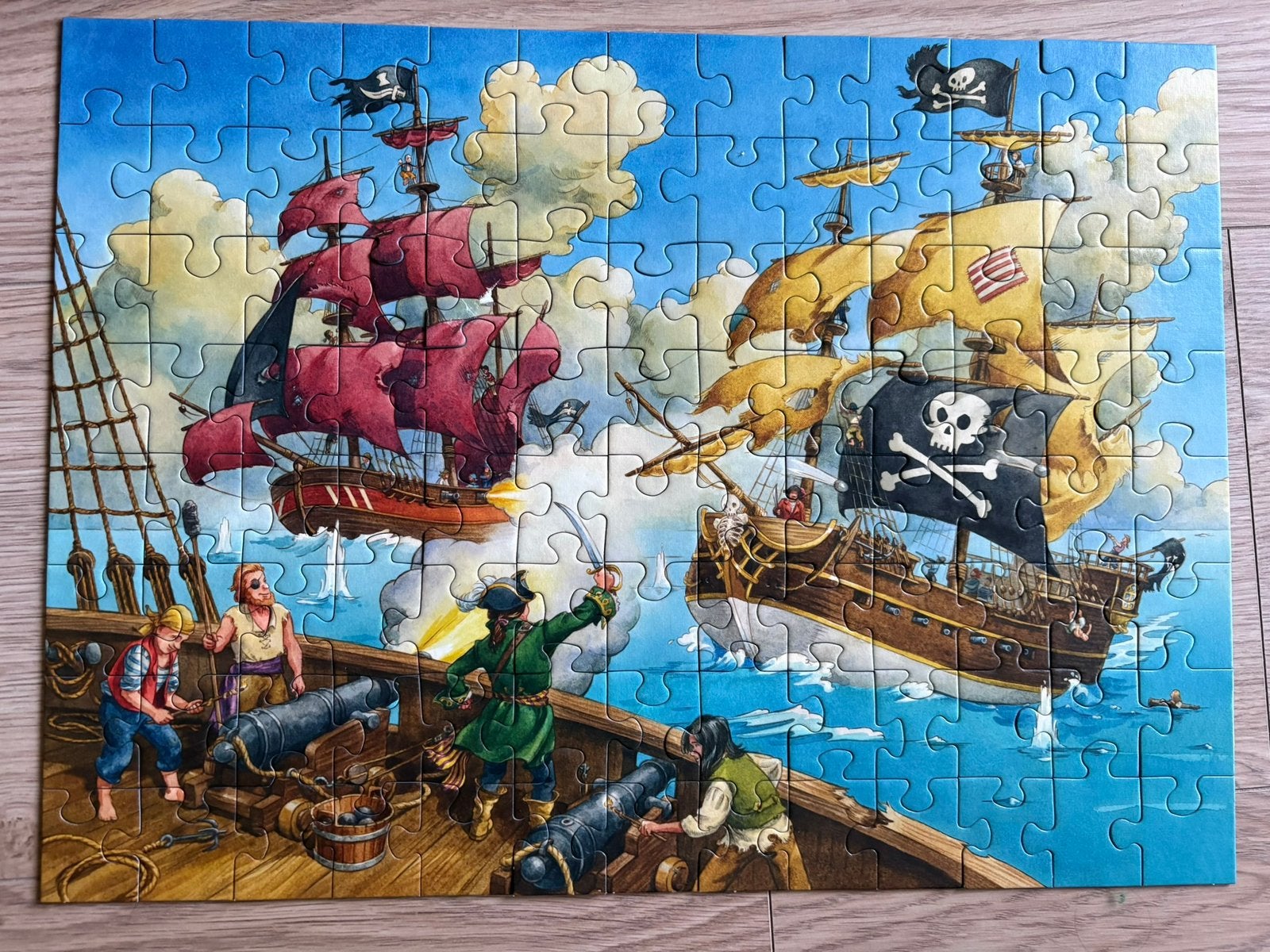 Ravensburger Piraten puzzel, Ophalen, Meer dan 50 stukjes, Zo goed als nieuw, 6 jaar of ouder