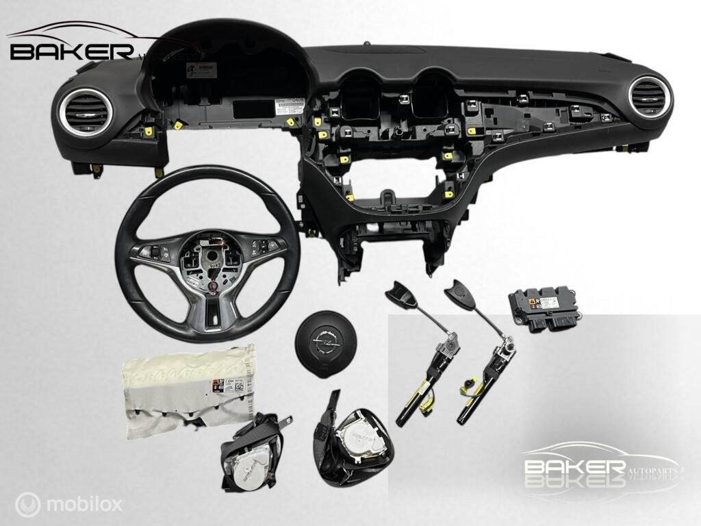 Airbagset COMPLEET! Opel ADAM 1.0 Turbo Rocks ('13-'19), Gebruikt, Opel, Ophalen of Verzenden, Opel
