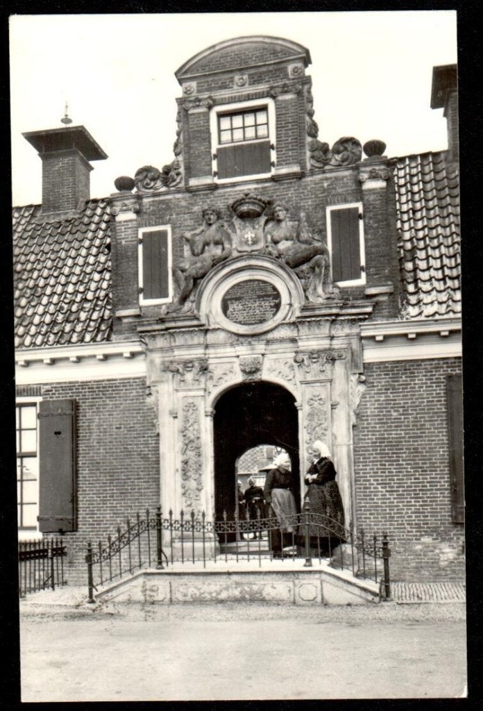 Oude Ansicht - MARSSUM - Dr. Popta- Gasthuis - Frl., Ophalen of Verzenden, 1940 tot 1960, Gelopen, Friesland