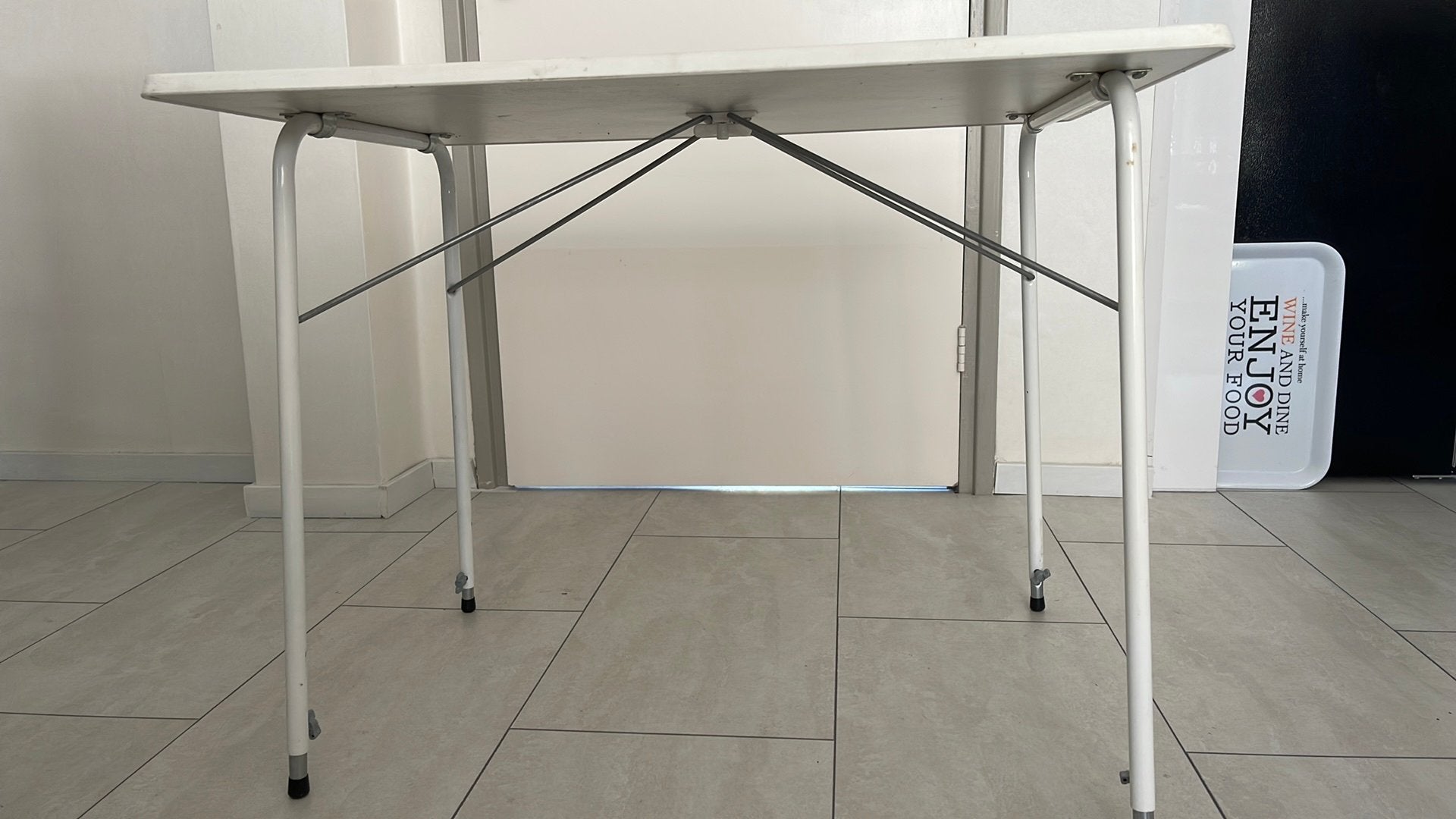 Campingtafel, Caravans en Kamperen, Kampeermeubelen, Ophalen, Zo goed als nieuw, Campingtafel