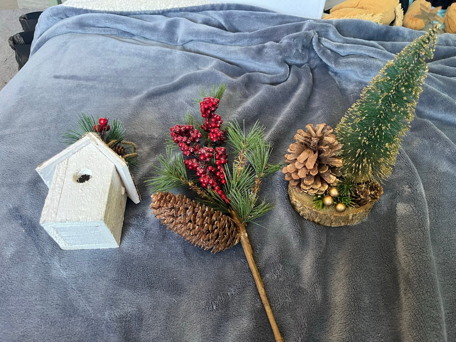 Kleine kerst spulletjes, Ophalen
