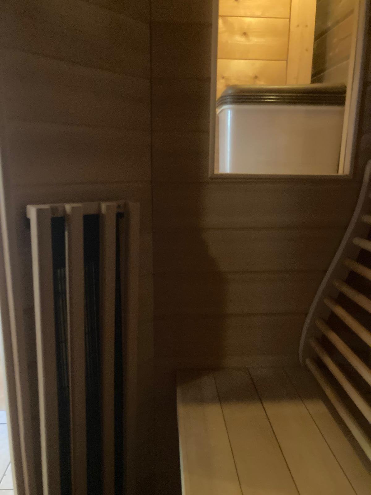 Infrarood sauna, Sport en Fitness, Sauna, Ophalen, Gebruikt, Infrarood, Complete sauna