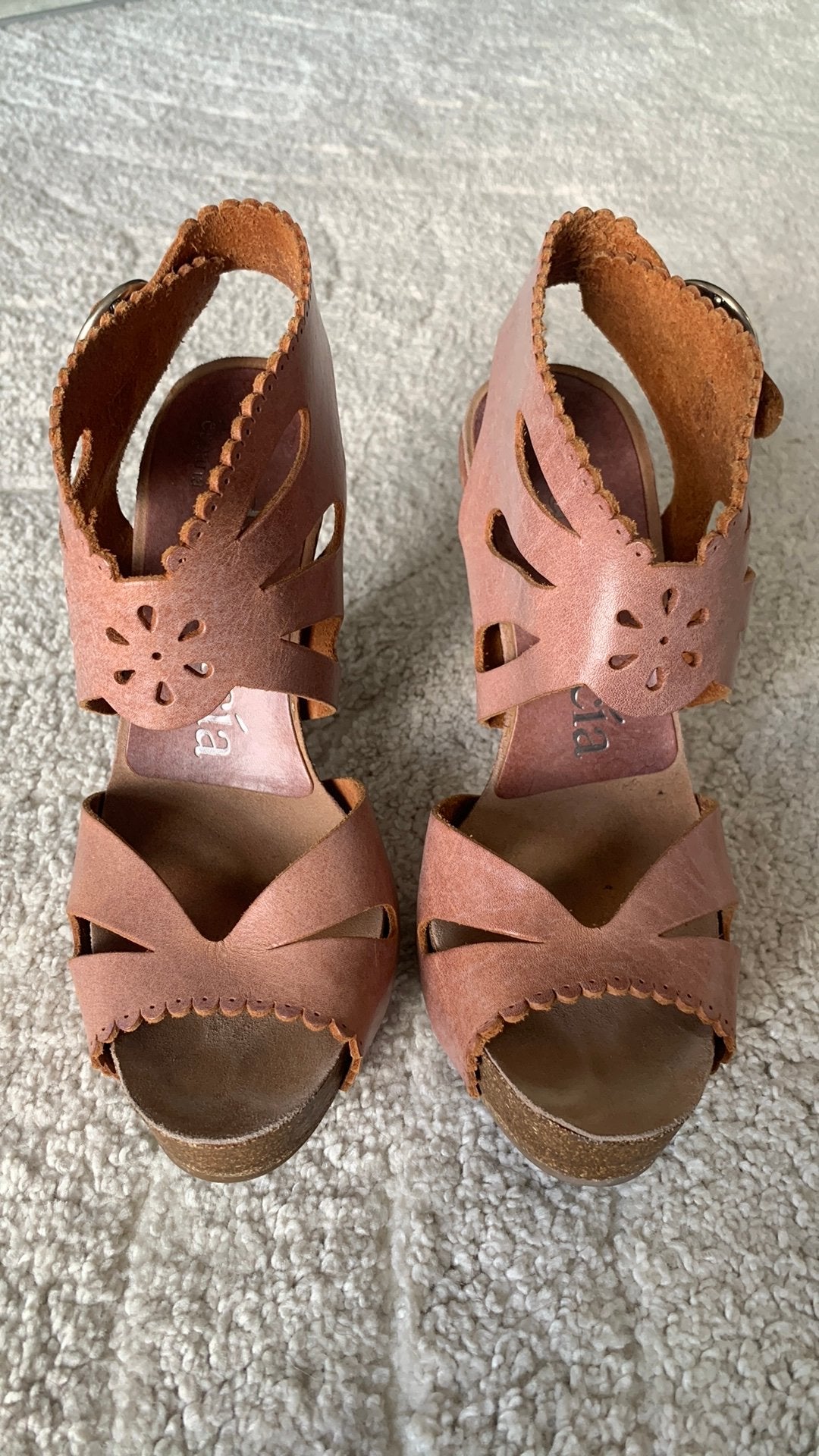 Feestelijke high heels maat 37 Pedro Garcia, Kleding | Dames, Ophalen of Verzenden, Zo goed als nieuw, Roze