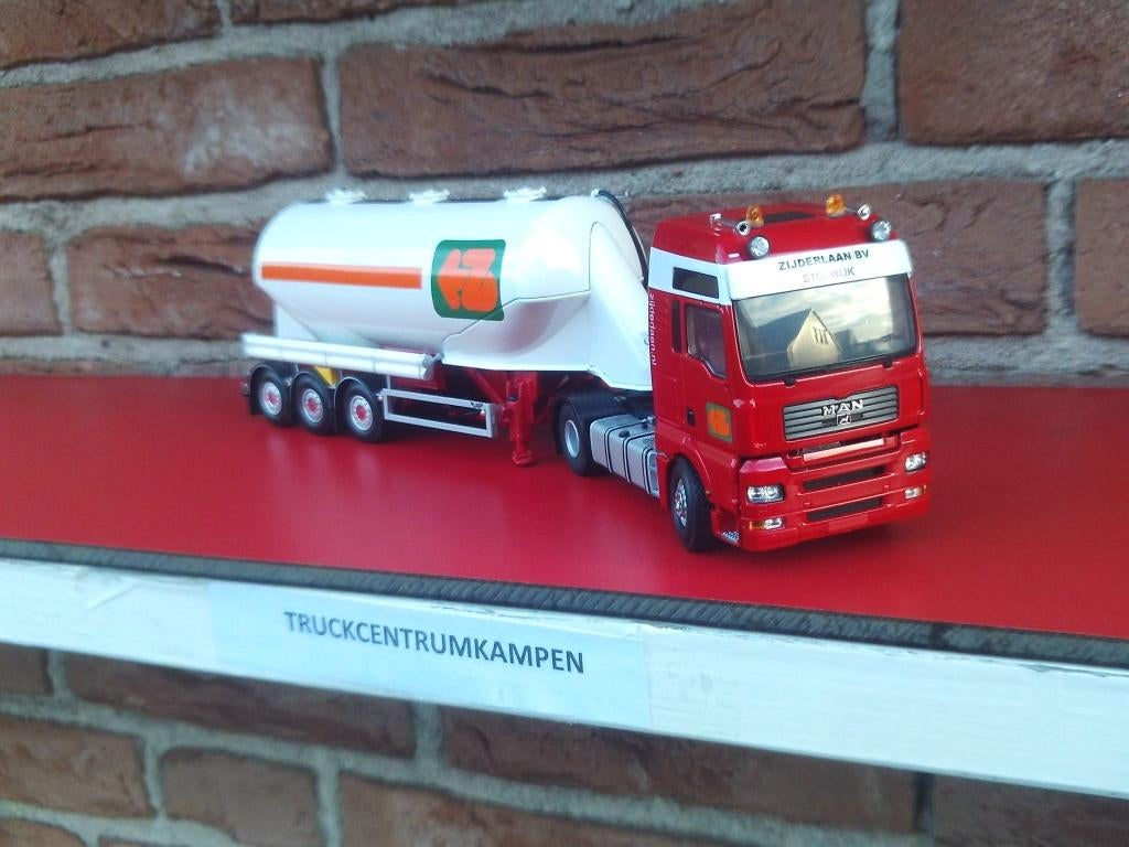 Tekno  Man  met  onderlosser  van  Zijderlaan., Hobby en Vrije tijd, Modelauto's | 1:50, Ophalen of Verzenden, Nieuw, Bus of Vrachtwagen