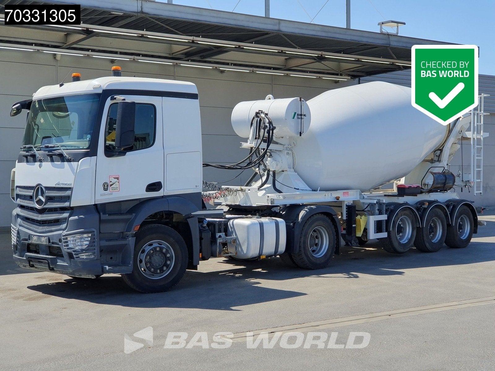 Mercedes Actros 1845 4X2 Retarder Hydraulik 12m3 Lift Axle C, Auto's, Vrachtwagens, Bedrijf, Te koop, Airconditioning, Automatische klimaatregeling