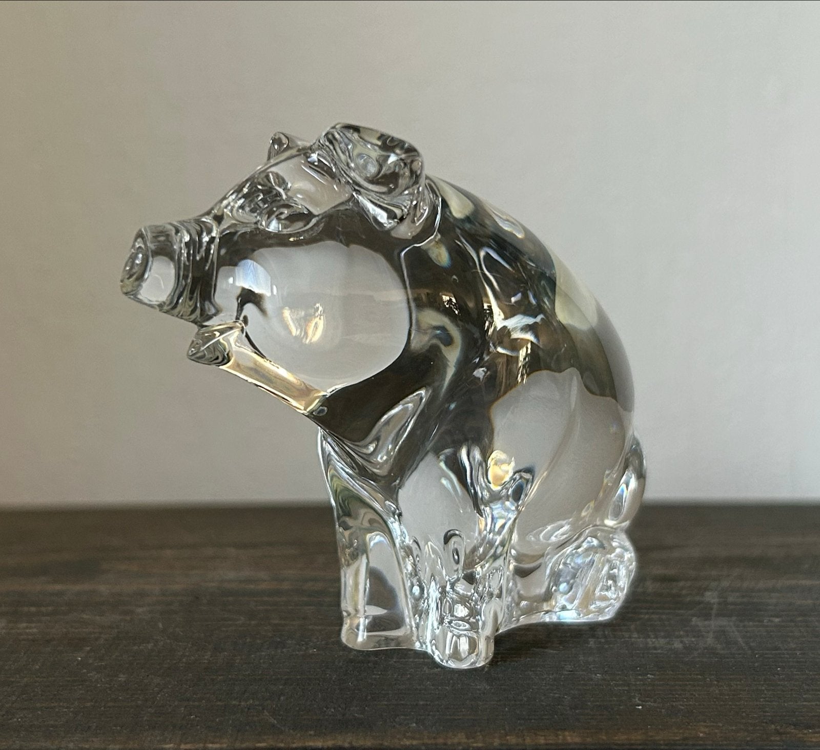 Nachtmann Kristallen Varken Beeldje - Princess House Pets, Antiek en Kunst, Antiek | Glas en Kristal, Ophalen of Verzenden