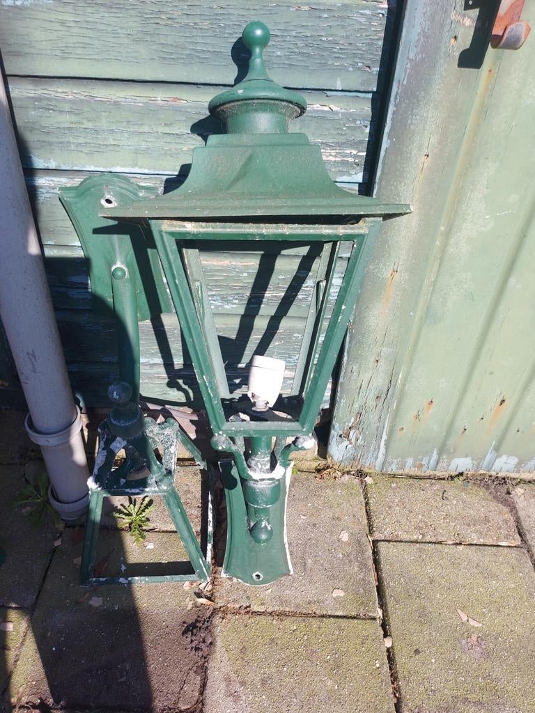 2 buitenlantaarns, Ophalen, Gebruikt, Wandlamp, Netvoeding