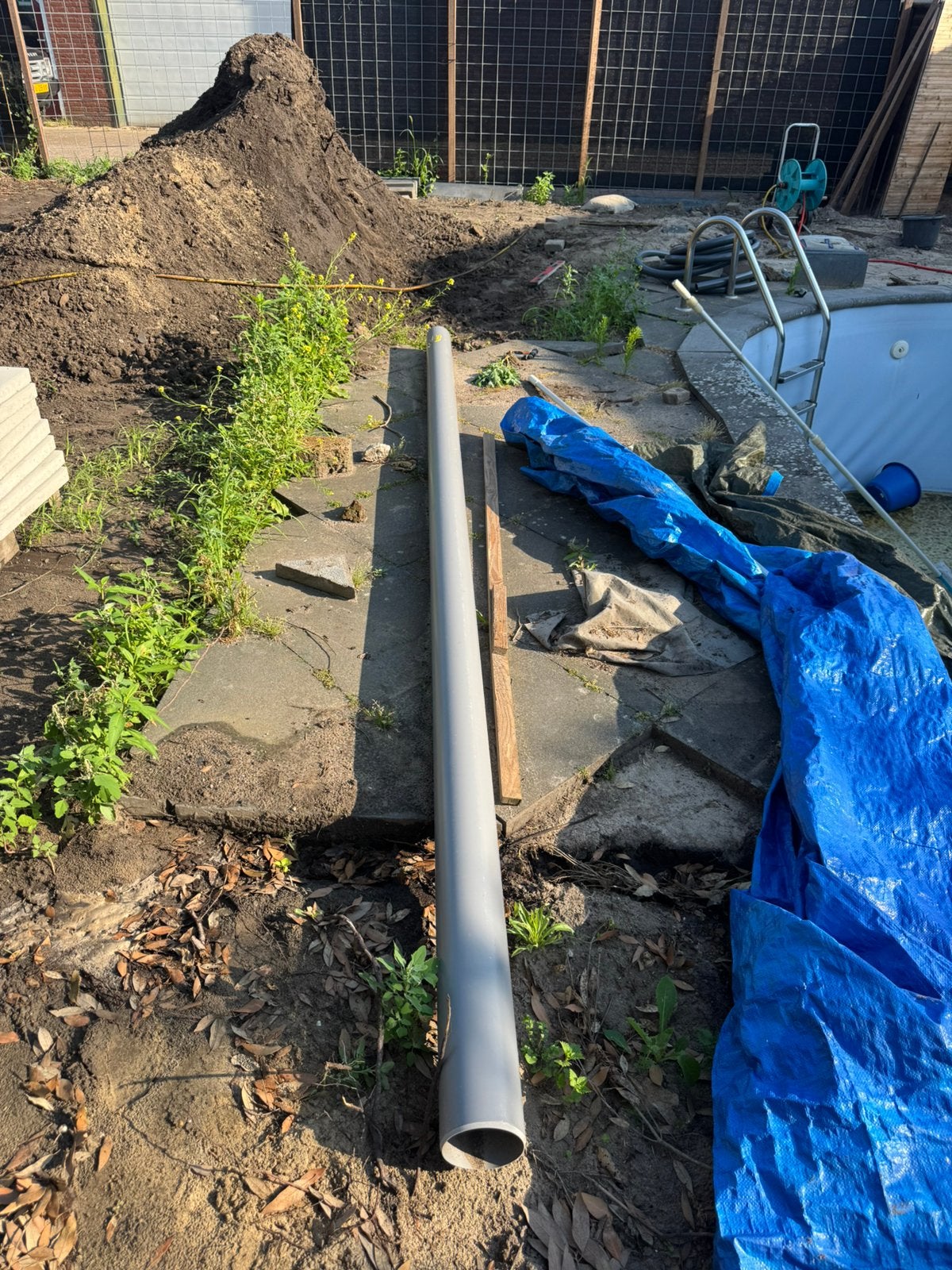 GRATIS Pvc buis 4 meter, Ophalen, Nieuw
