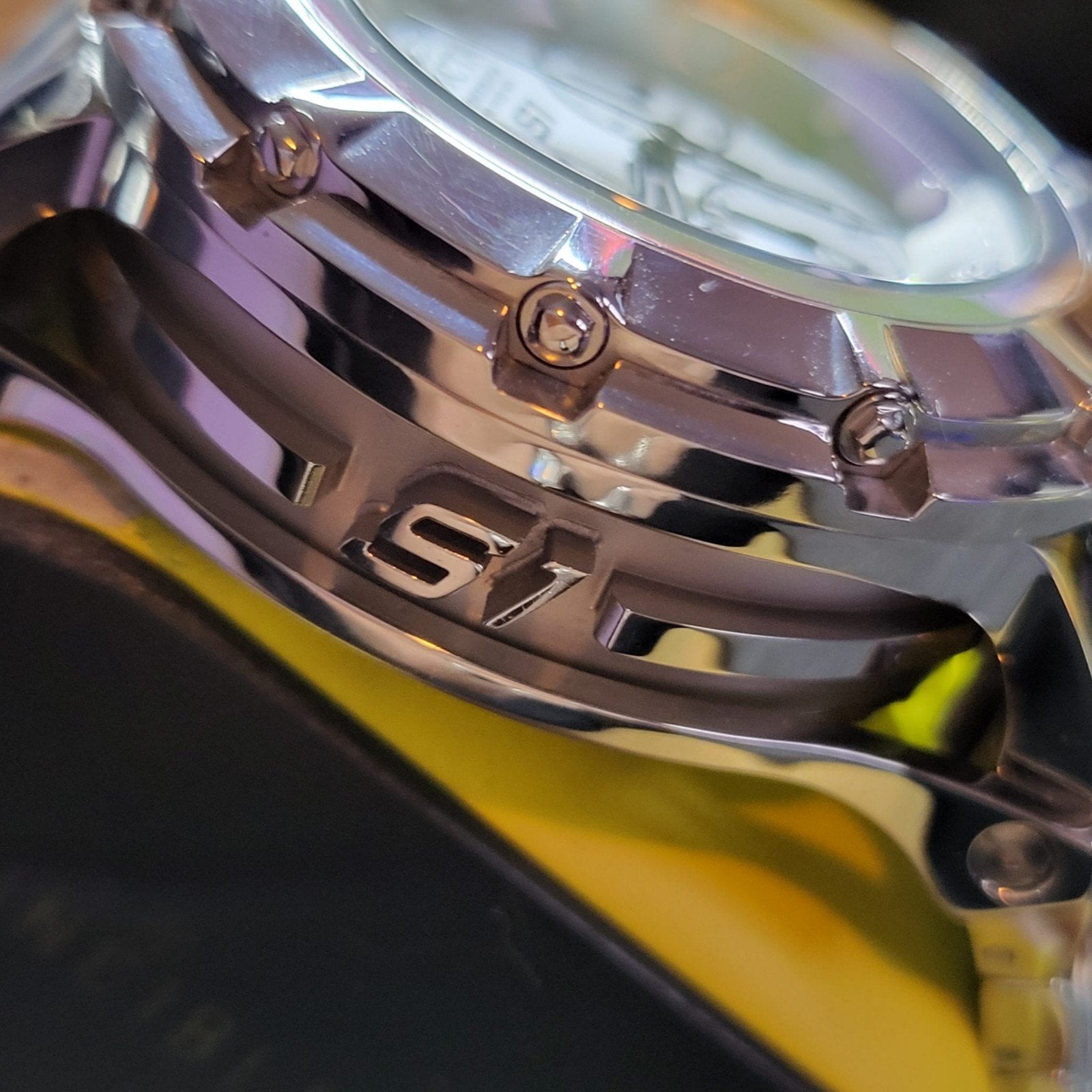 Invicta S1 Rally Chronograaf Herenhorloge - Hoogglans, Ophalen of Verzenden, Staal, Overige merken