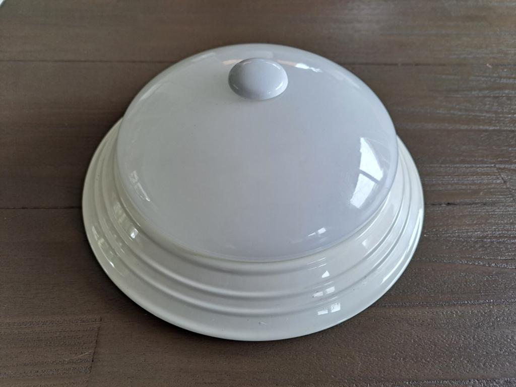 Fraaie vintage opaline melkglas plafondlamp | plafonnière, Ophalen of Verzenden, Glas