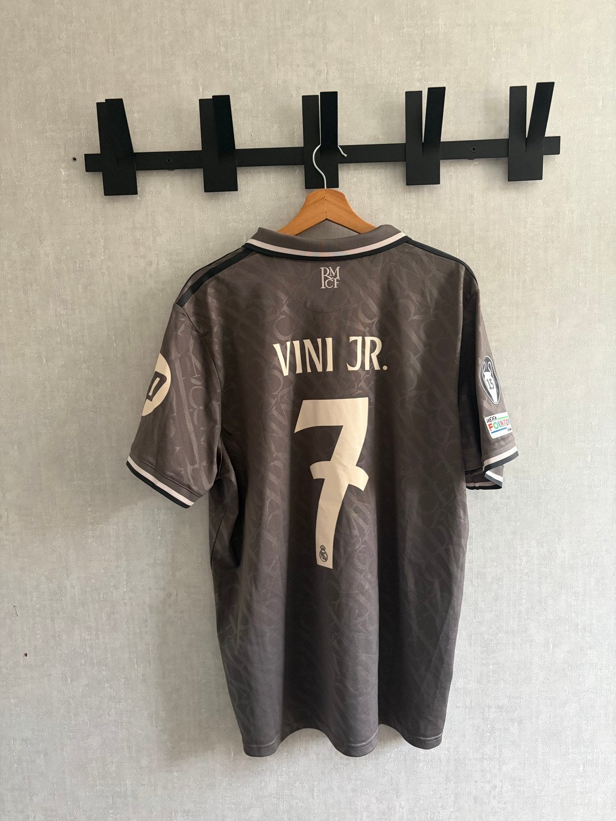Real Madrid Vini Jr. 7 voetbalshirt Adidas XL, Ophalen of Verzenden, Voetbal, Grijs, Maat 56/58 (XL)