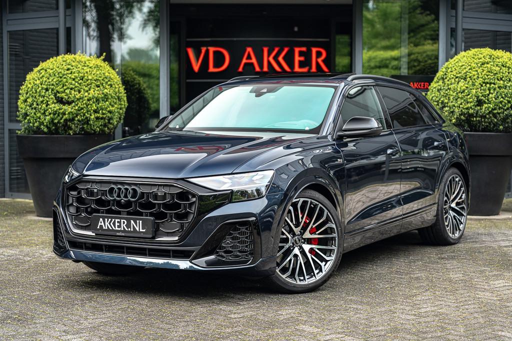Audi Q8 60 TFSIe 4Wielsturing | Massage | Alc. Hemel | 360, Auto's, Automaat, Gebruikt, Zwart, Overige brandstoffen