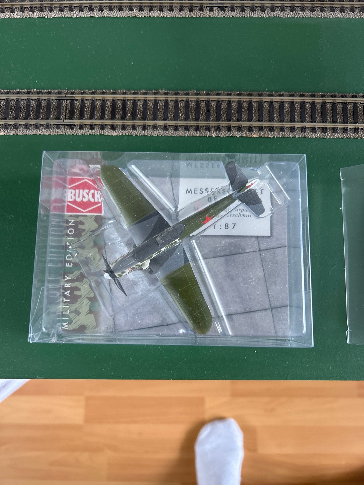 3 xBusch Military Edition Messerschmitt BF109 modelvliegtuig, Overige merken, Nieuw, Ophalen of Verzenden, Groter dan 1:72