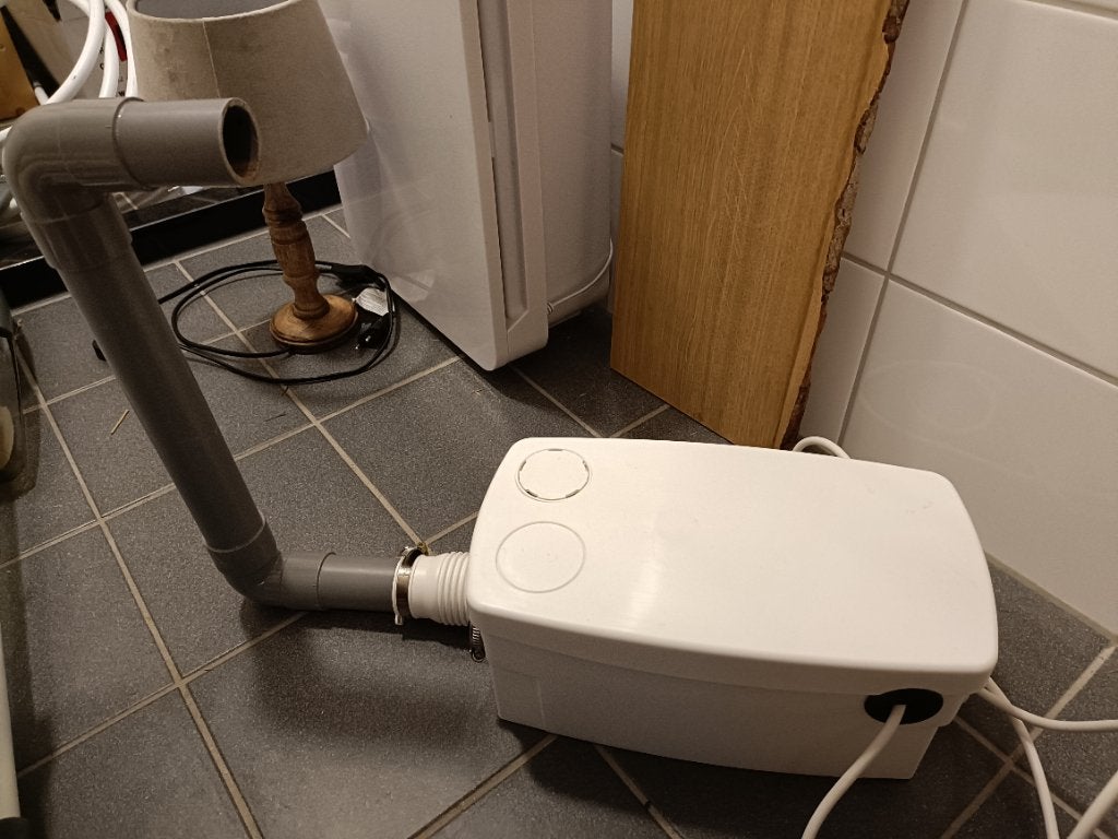 Sani douche vuil water pomp, Ophalen of Verzenden