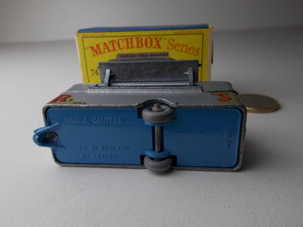 1959 Matchbox series Lesney Nr. 74A MOBILE CANTEEN + DOOSJE!, Ophalen of Verzenden, Gebruikt, Overige typen, Matchbox