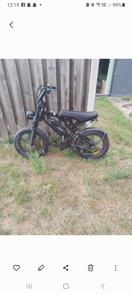 V20 Fatbike met accu - lichte opknapper (zonder lader), 59 cm of meer, Ophalen of Verzenden, Gebruikt, Overige merken