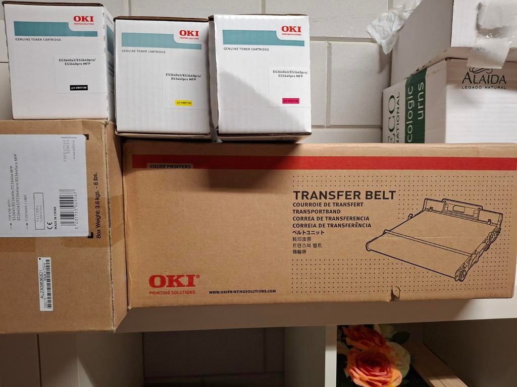 Oki cartridges en transfer belt., Ophalen of Verzenden, Nieuw