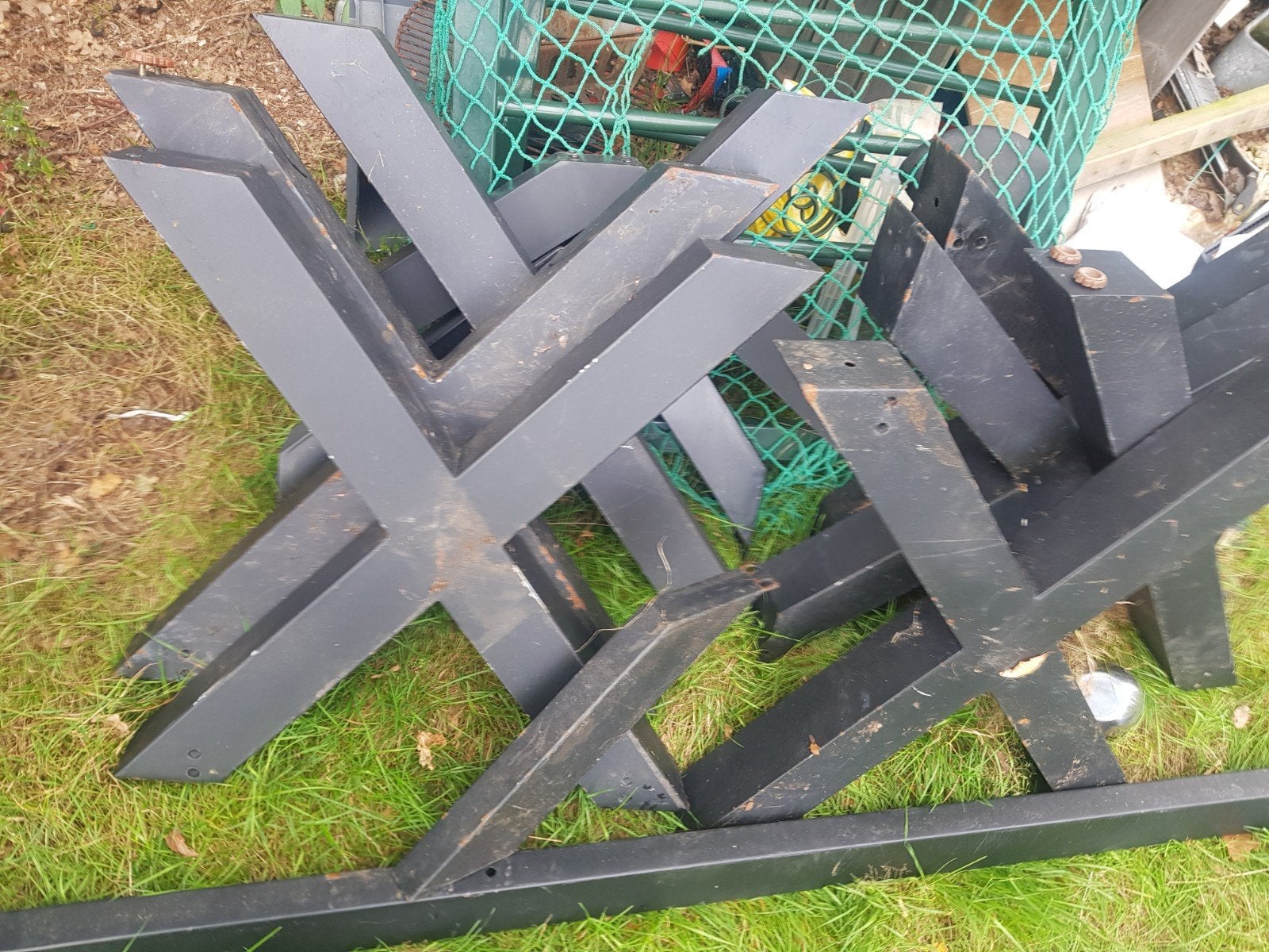 ijzeren onderstel tafel, Ophalen, Rechthoekig
