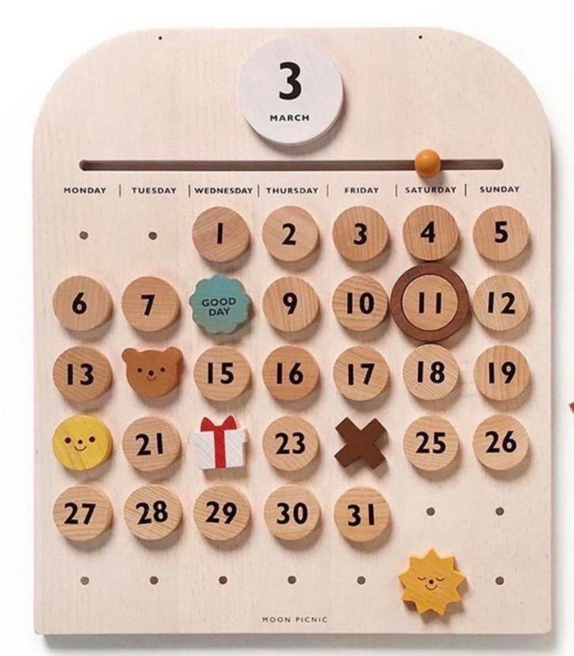 Dit is de Moon Picnic 'Mijn kalender' (My Calendar), Ophalen of Verzenden