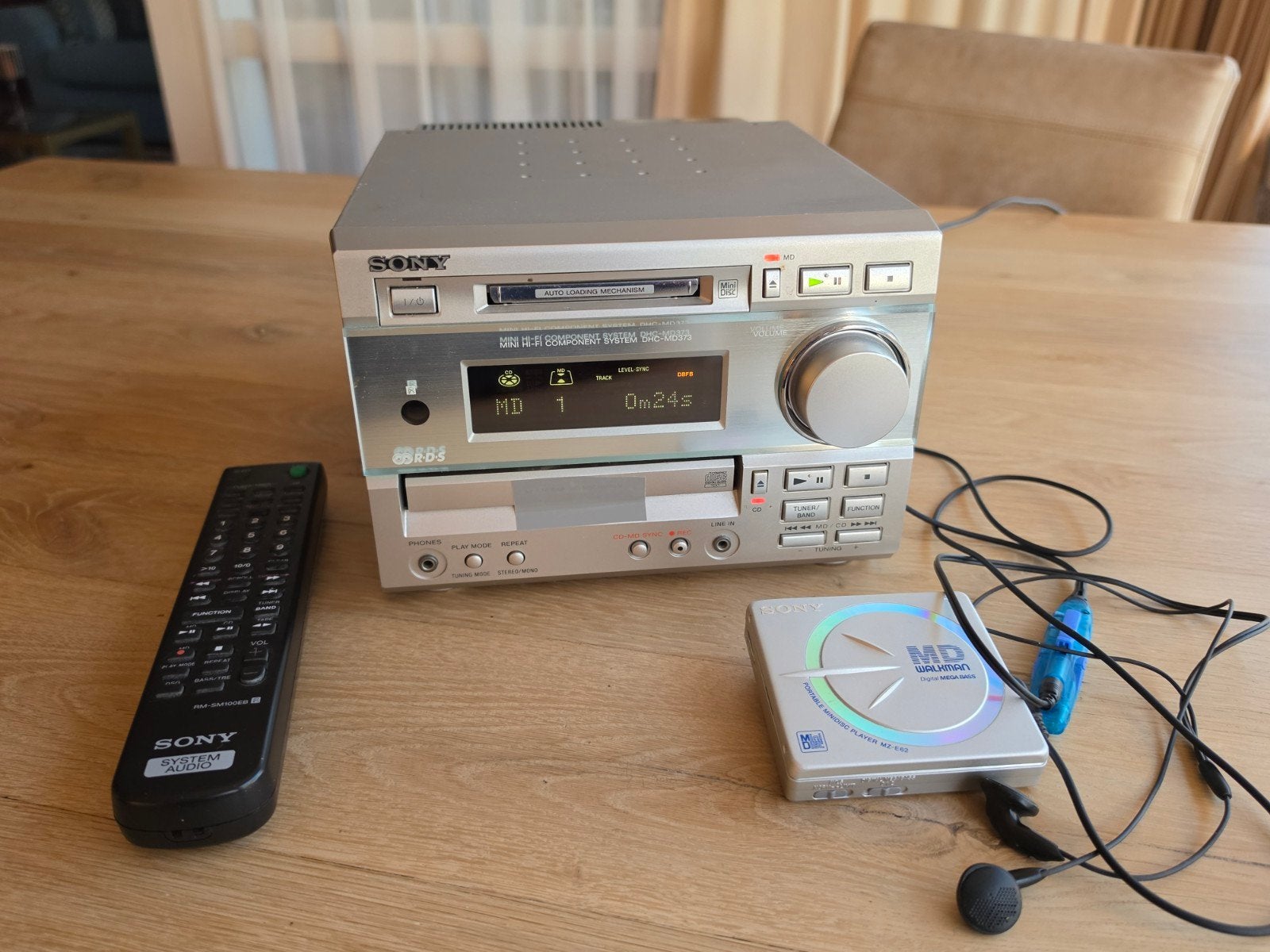 Portable Sony MD speler + SONY Hi-Fi Radio/MD-speler, Ophalen, Gebruikt