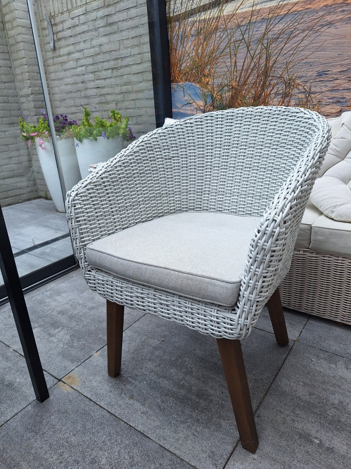 terrasstoelen, Ophalen, Zo goed als nieuw, Rotan, Stoel