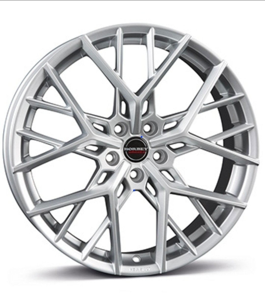 mooie 20 inch borbet by Sterling silver velgen zgan banden, Ophalen, Banden en Velgen, Personenwagen, 20 inch