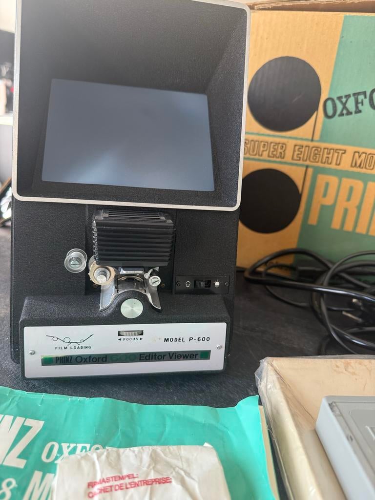 Prinz Oxford Super 8 Editor Viewer Model P-600, Verzamelen, Fotografica en Filmapparatuur, Ophalen of Verzenden, Overige typen